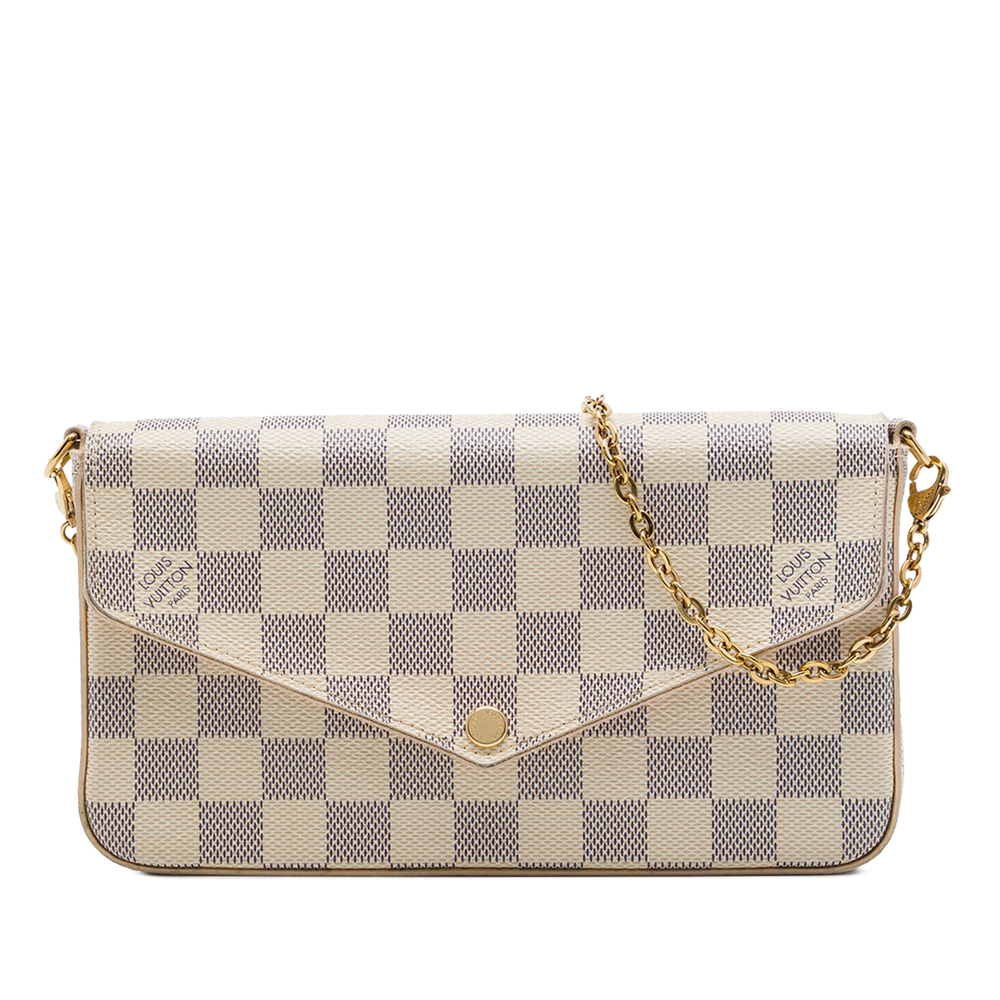 Pre-Loved Louis Vuitton Damier Azur Pochette Felicie